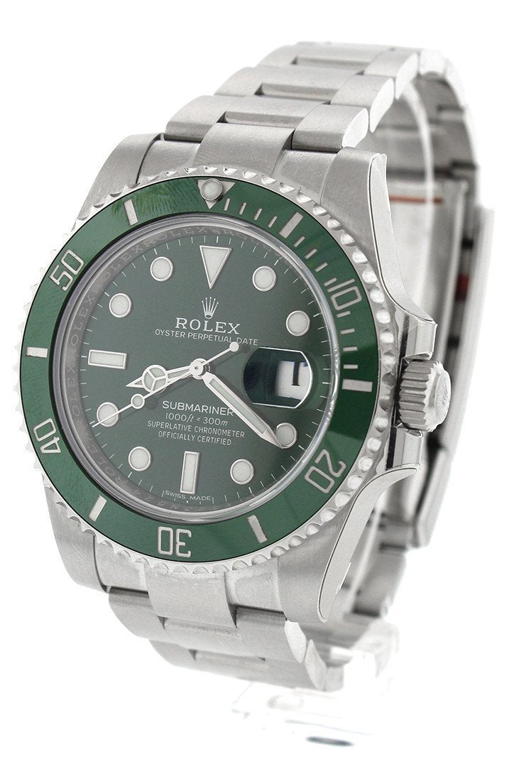 Rolex Submariner Hulk Date 40 Green Dial Mens Watch 116610LV 116610 - Image 4